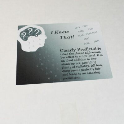 Clearly Predictable by Harrison Carroll: 2008 and never opened! - Image 4