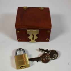 Mel Babcock Lippincott Coin Box: Mahogany