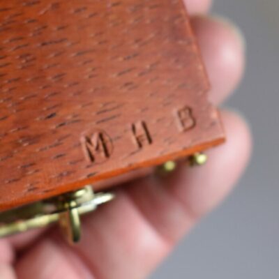 Mel Babcock Lippincott Coin Box: Mahogany - Image 3