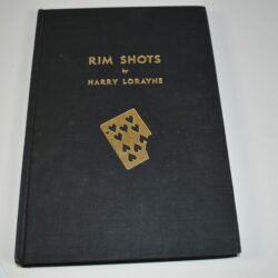 Rimshots: Harry Lorayne 1973 signed by the author