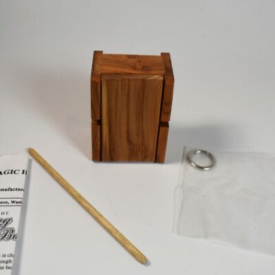 Mel Babcock Ring and Box: wood version