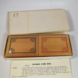 Vintage Sucker Locking Card Box SM101 (Tricks Company/Mikame Craft):  original circa 1970's: one of the earliest made!