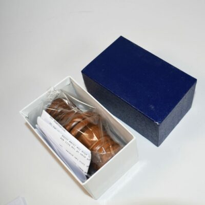 Vintage Mikame Coin Tubes in Wood - Image 2