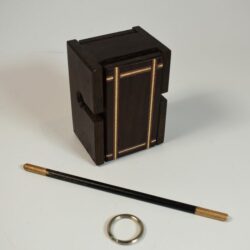 Mel Babcock Ring and Box: wood version