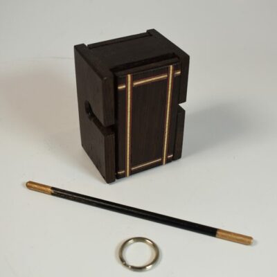 Mel Babcock Ring and Box: wood version