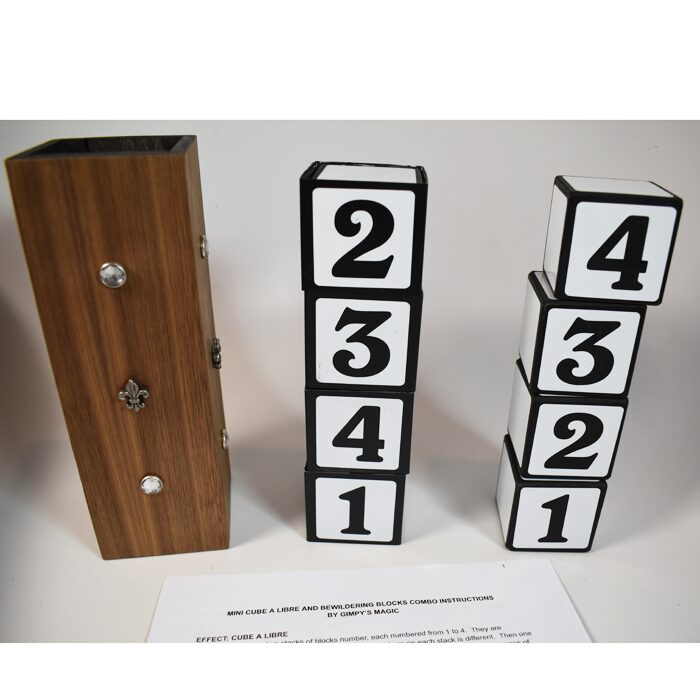 Mini Cube Libra and Bewildering Blocks from Gimpy’s Magic