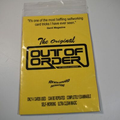 The Original Out of Order by Angelo Carbone