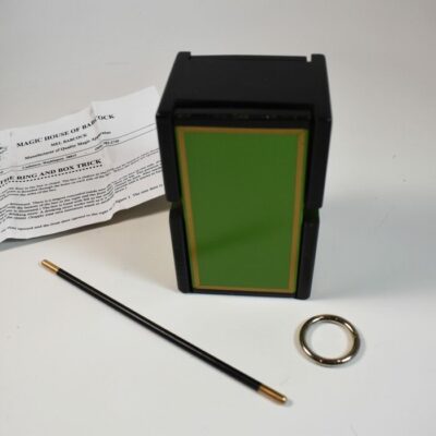 Large Size Ring In Box in green by Mel Babcock: As new removed from the original shipping box - Image 2