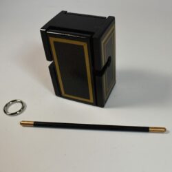 Mel Babcock Ring and Box: black painted version