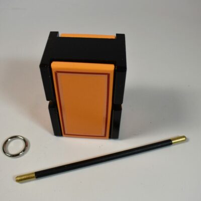 Mel Babcock Ring and Box: orange painted version - Image 3