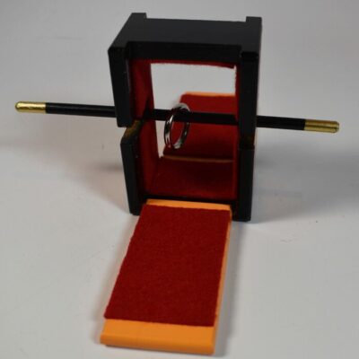 Mel Babcock Ring and Box: orange painted version - Image 4