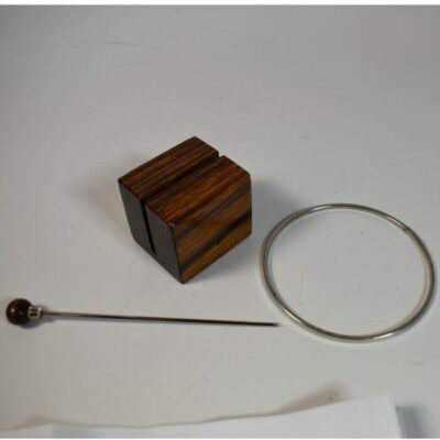 Dave Powell's Improved Anverdi's Ring: Limited edition Zebra Wood - Image 2