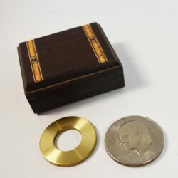 Silver Dollar Brass Washer Trick from Mel Babcock: beautiful inlay