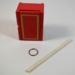 Mel Babcock Ring and Box: red painted version