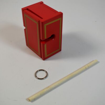 Mel Babcock Ring and Box: red painted version - Image 2