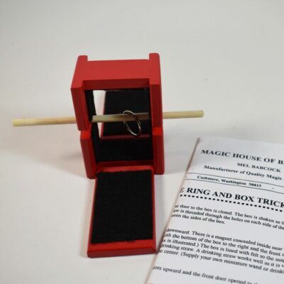 Mel Babcock Ring and Box: red painted version - Image 3