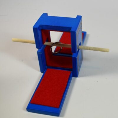 Mel Babcock Ring and Box: blue painted version - Image 3