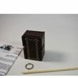 Mel Babcock Ring and Box: fancy wood inlay version