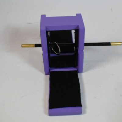 Mel Babcock Ring and Box: violet painted version - Image 2