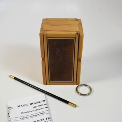 Large Size Ring In Box in exotic woods by Mel Babcock: As new removed from the original shipping box - Image 2