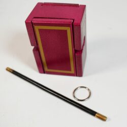Mel Babcock Ring and Box: purple painted version