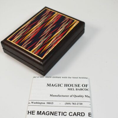 Mel Babcock Magnetic Card Box: Stunning colorful wood inlay - Image 3