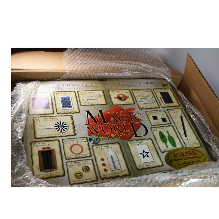 Three Tenyo World Magic Sets in the original factory shipping carton ...