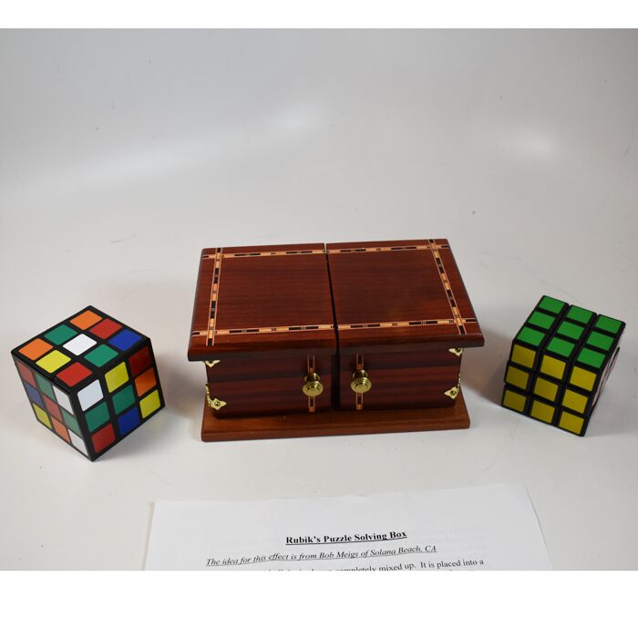 Rubic Box Rubik’s Puzzle Solving Box By Mel Babcock: made in limited quantities ...