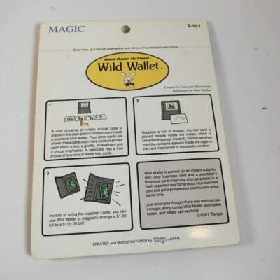 Wild Wallet by Tenyo T-151 new in package | Magic Collectibles