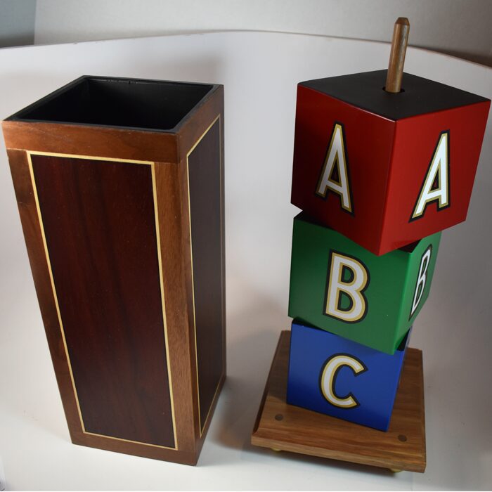 Giant Mel Babcock ABC Blocks: massive: opened to photograph: scarce ...
