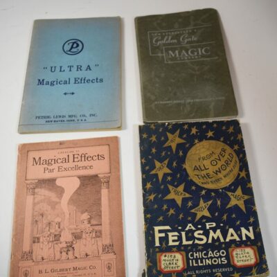 4 Vintage Catalogues:  AP Felsman, BL Gilbert, Golden Gate Magic and Petrie Lewis