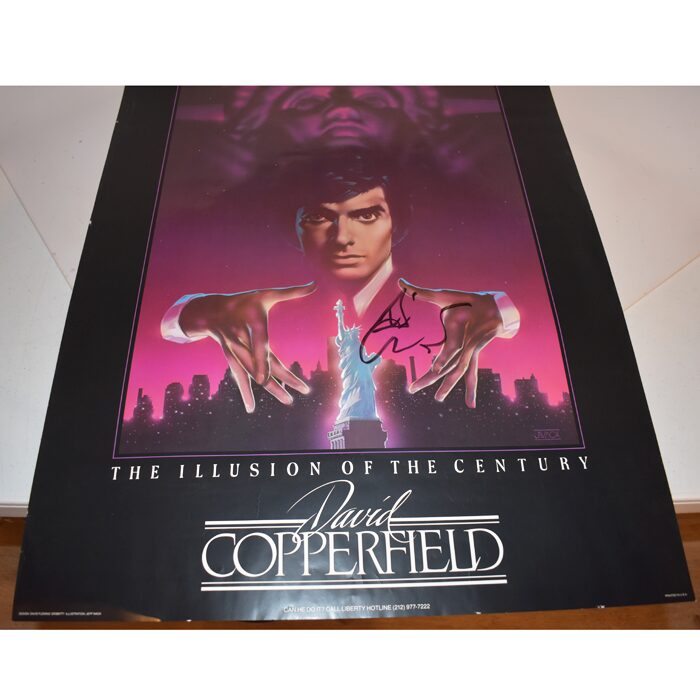 David Copperfield Statue of Liberty Poster signed ( I guarantee the signature!) - Image 4