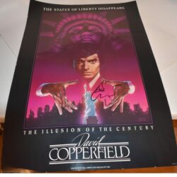 David Copperfield Statue of Liberty Poster signed ( I guarantee the signature!)