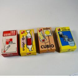 4 Early Tenyo Effects: Trio Cigarette, Little Savings Box, Cubio and Time Capsule