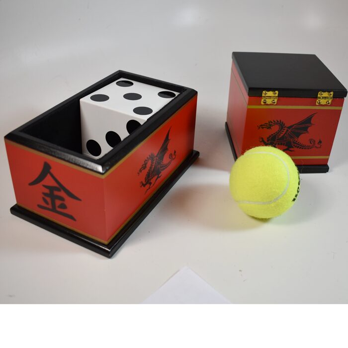 The (Okito) Flying Die by Mel Babcock Oriental painted version: New! - Image 2