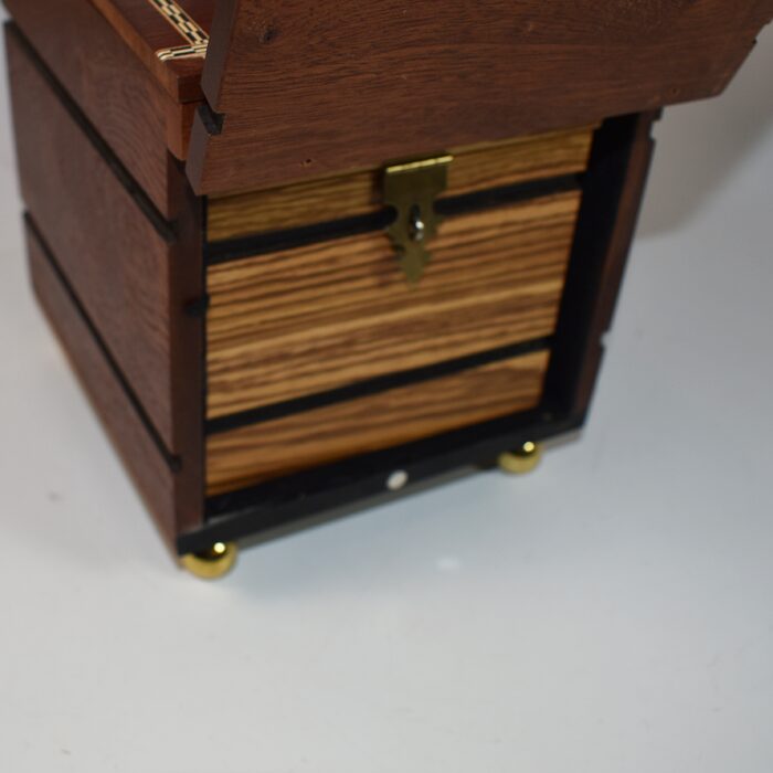 Mel Babcock Triple Coin Boxes: Mint! A beautiful example of Mel’s craftsmanship - Image 4