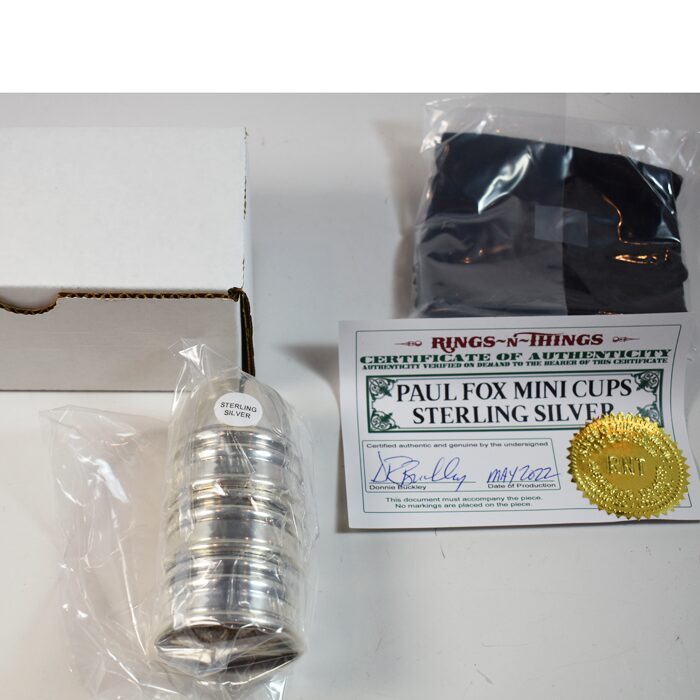 Sterling Silver Paul Fox Mini Cups from RNT2. 925 pure silver! Brand new! - Image 4