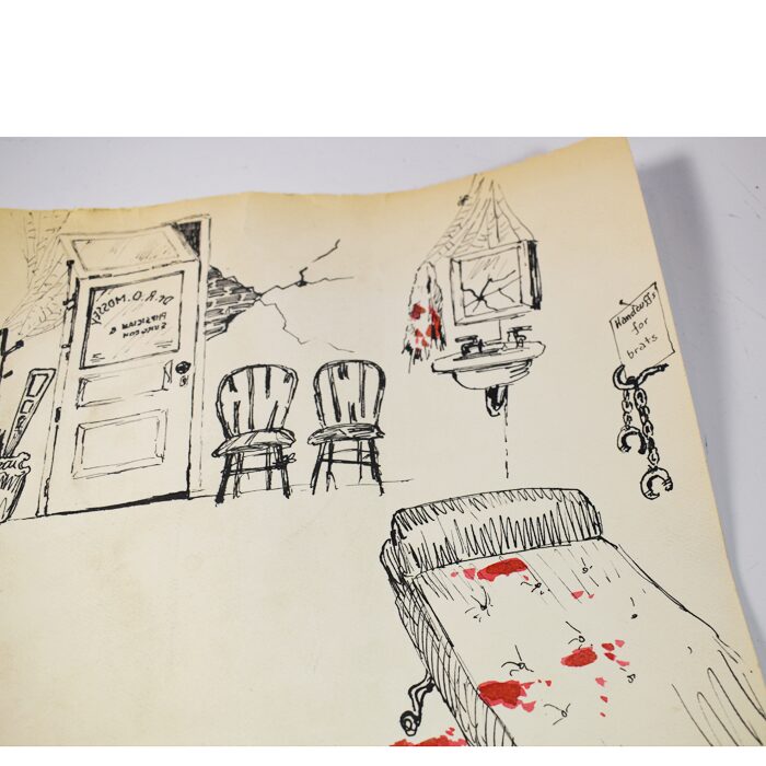 Salvatore Salla Original Ink Rendition of Doctor Richard Mossey’s New Chicago Office: signed by many prominent Chicago magicians - Image 4