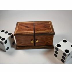 Robert Gunther Dice Box by Mel Babcock: Not your regular Die Box: Special order signed by Mel: both dice appear and vanish!