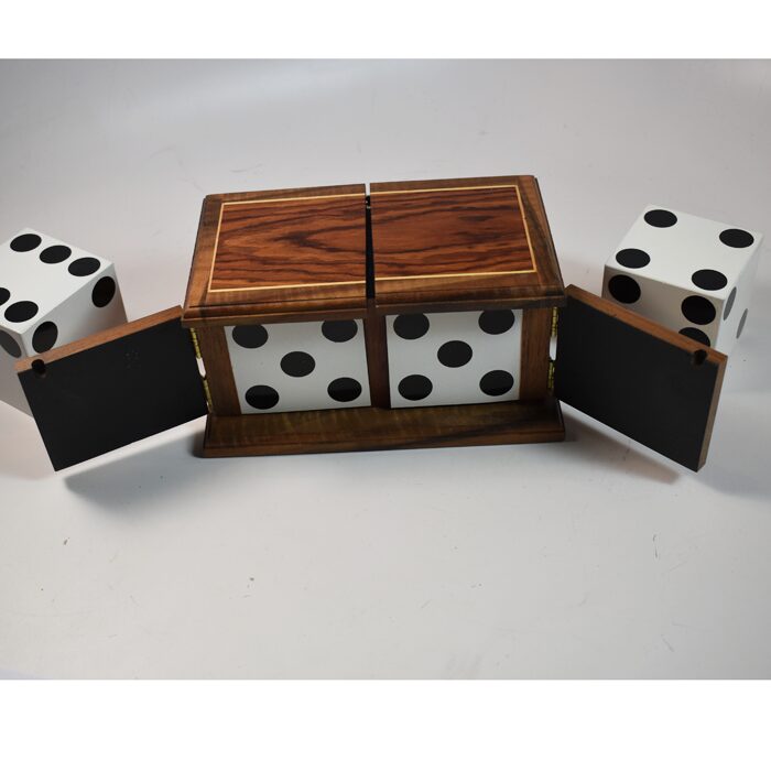 Robert Gunther Dice Box by Mel Babcock: Not your regular Die Box: Special order signed by Mel: both dice appear and vanish! - Image 3