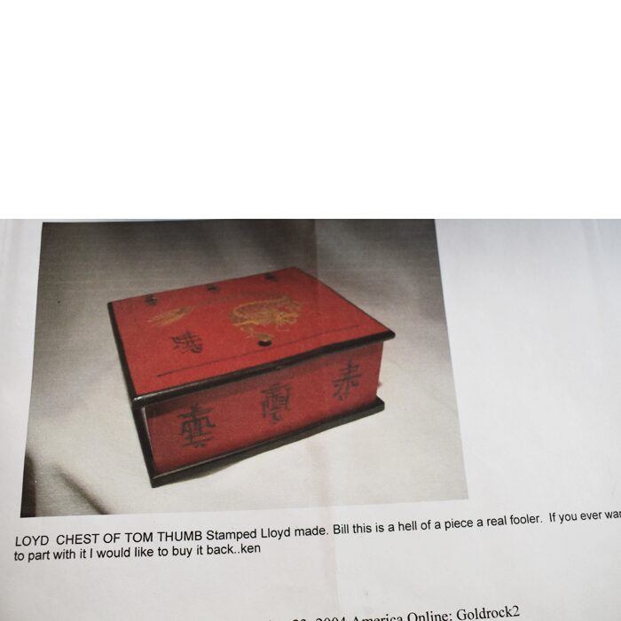 Loyd Tom Thumb Chest: rare with a wonderful ownership provenance - Image 7