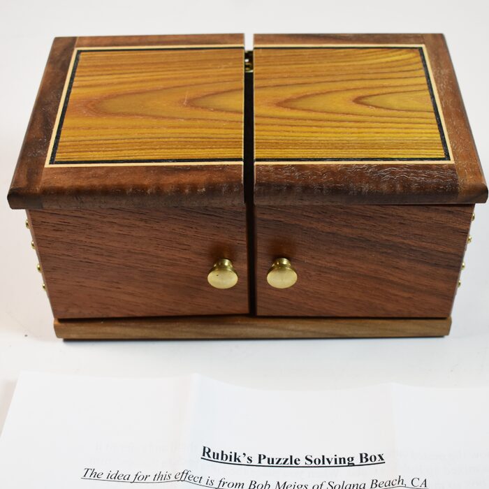 Rubik’s Puzzle Solving Box By Mel Babcock: made in limited quantities! The box solves the Rubik’s cube! - Image 2