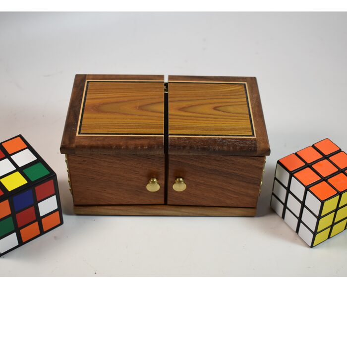 Rubik’s Puzzle Solving Box By Mel Babcock: made in limited quantities! The box solves the Rubik’s cube!