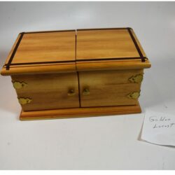 Babcock Large Sucker Die Box made of Golden Locust Wood: beautiful patina!