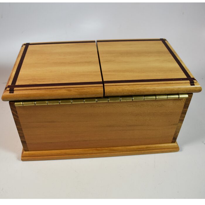 Babcock Large Sucker Die Box made of Golden Locust Wood: beautiful patina! - Image 7