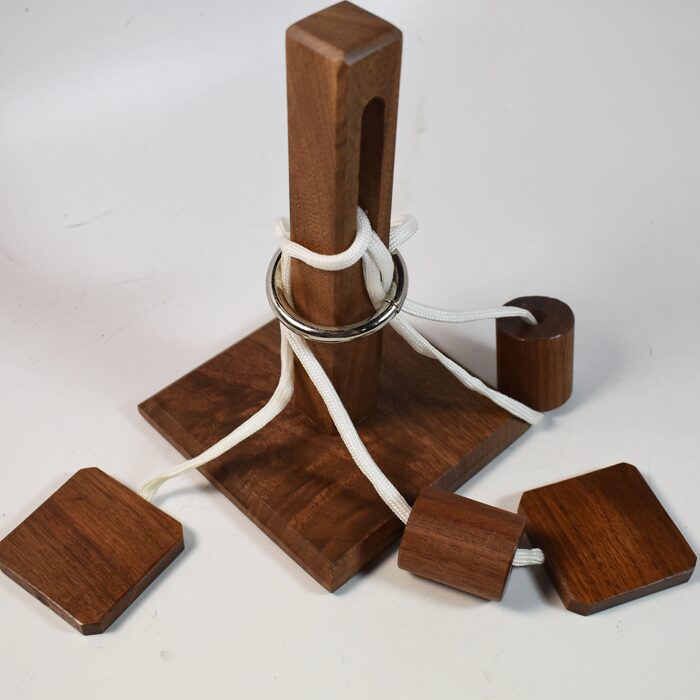 Mel Babcock Ring and Post Puzzle: new - Image 3