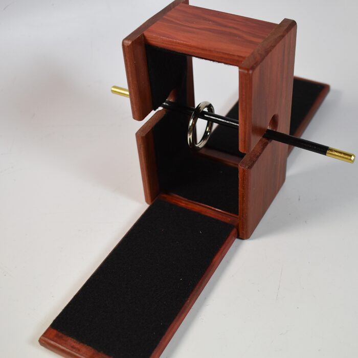 Large Size Ring In Box in exotic woods by Mel Babcock: As new removed from the original shipping box - Image 4