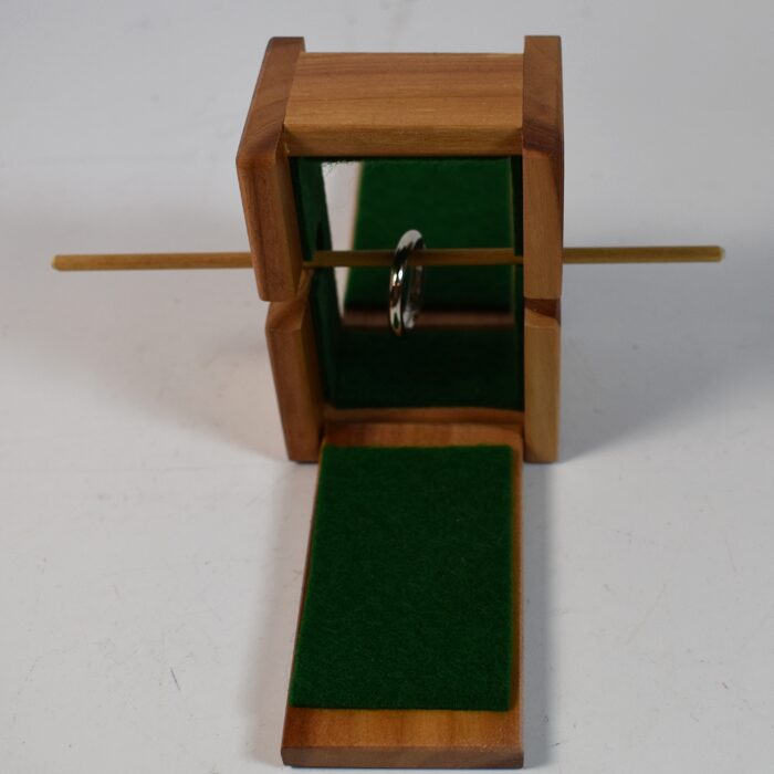 Mel Babcock Ring and Box: natural wood version - Image 3